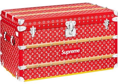 louis vuitton trunk supreme|louis vuitton wardrobe trunk.